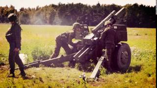 M101 howitzer used by Lithuanian Armed Forces [upl. by Monteith]