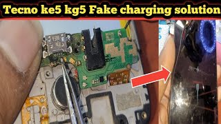 Tecno KG5 Fake Charging problem  Kg5 Slow Charging solution [upl. by Jackelyn]