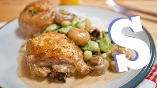 CHICKEN FRICASSÉE RECIPE  SORTED [upl. by Evatsug]