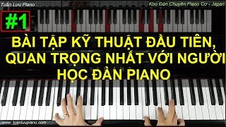 ✅ 1  Bài Kỹ Thuật Đầu Tiên Quan Trọng Nhất Khi Học Piano  Tuấn Lưu Piano [upl. by Missak]