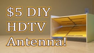 5 DIY HDTV Antenna Get FREE TV [upl. by Hays]