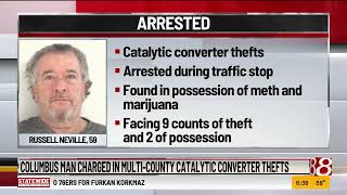 Man arrested for catalytic converter thefts [upl. by Gwenn]