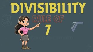 Divisibility Rules by 7 Quantitative Aptitude Numbers system [upl. by Rickert23]