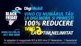 Oferta Black Friday la Digi Mobil 27 noiembrie  1 decembrie 2014 [upl. by Ettenwad]