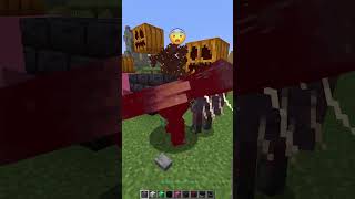 Powering Every Mob to Mutant vs Emoji Scary Reaction meme minecraft shorts [upl. by Lanette]