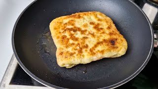 Das Beste Brot gefüllt mit Käse in der Pfanne zubereitet  Omas Backrezepte [upl. by Kendy]