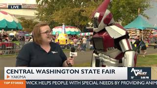 FAIR FUN Get to know Bot the Robot at Central Washington State Fair [upl. by Helfand]