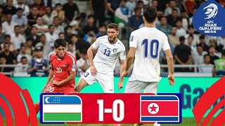 Uzbekistan  DPR Korea  Highlights  AsianQualifiers  Road To 26 [upl. by Meadows]