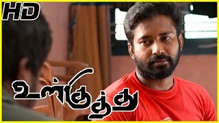 Ulkuthu movie scenes  Attakathi Dinesh rescues Bala saravanan  Bala Saravanan gives him a shelter [upl. by Sherard]