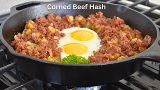 Best Corned Beef Hash Recipe  Tasty Corned Beef Hash [upl. by Neehar357]