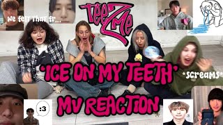 COVER DANCERS react to ATEEZ 에이티즈 — «Ice On My Teeth»  TEEZME cdt [upl. by Kimmie]