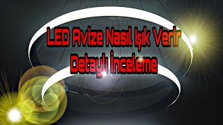 LED Avize Nasıl Işık Verir  LED Avize İnceleme [upl. by Naashar]