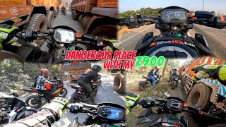 Bhayankar place Re Sabu Rider Fasi Gole😨 Saturday Ride viralvideo viralshort z900 [upl. by Ycak197]