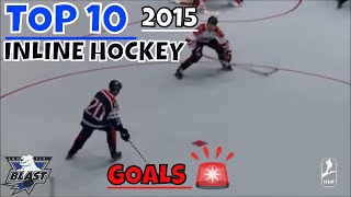 TOP 10 ROLLER HOCKEY GOALS From 2015 IIHF InLine Hockey World Championship [upl. by Atteselrahc954]