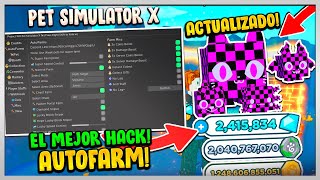 EL MEJOR H4CK DE PET SIMULATOR X ERROR EVENT  AUTOFARM DUPE PETS GAMEPASS GRATIS  ROBLOX [upl. by Hamner]