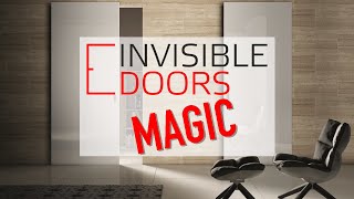 Скрытые двери с системой открывания quotMagicquot от INVISIBLE DOORS [upl. by Naylor]