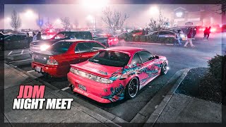 JDM Night Meet S14 Skylines Evos NSX and More [upl. by Sheena]