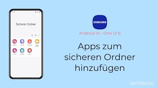 Apps zum sicheren Ordner hinzufügen  Samsung Android 14  One UI 6 [upl. by Lavine]