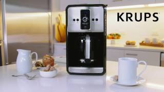 KRUPS EC4140 Programmable Turbo Filter Coffee Maker [upl. by Novello]