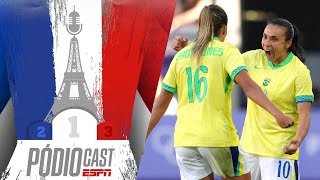 OLIMPÍADAS AO VIVO Marta doutrinando e a vitória épica do Brasil contra a Espanha no handebol [upl. by Alletneuq304]