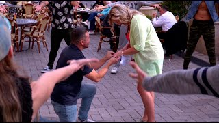 Perfectly Executed Flash Mob Proposal In Las Vegas She Was SHOCKED [upl. by Gascony]