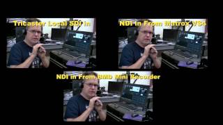 Newtek NDI Latency Test [upl. by Helbonia]