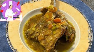 Recette facile de lapin au lait de coco et curry [upl. by Lenoel]