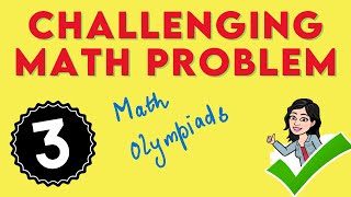 Mindbending Math Challenge For Middle Schoolers  Math Olympiads  Grades 68 [upl. by Wilow644]