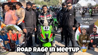 Finally Meetup With Uttarakhand Police Extreme Road Rage  Cute Girl Reaction z900 kawasaki cute [upl. by Ekralc]