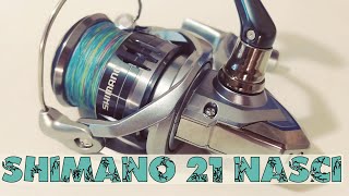 Обзор на катушку Shimano 21 Nasci для Fmagazinru [upl. by Yelra]