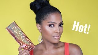 Urban Decay Naked Heat Palette Review  MakeupShayla [upl. by Doomham]