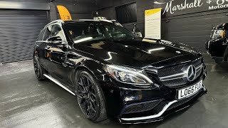 2016 Mercedes C63S AMG 40T BiTurbo V8 Estate 500 Bhp  6 Merc stamps to 62k  Vossen Wheels [upl. by Lovash]