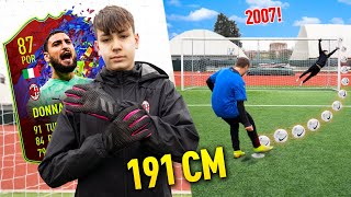 🧤 Quanto è FORTE il PORTIERE del MILAN U14 NUOVO DONNARUMMA 191cm [upl. by Heinrike]