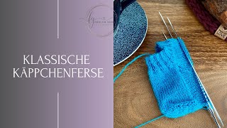 Käppchenferse  Socken stricken [upl. by Karrah]