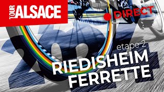 Étape 2  Tour Alsace 2024  RIEDISHEIM – FERRETTE 2507 [upl. by Tacklind]