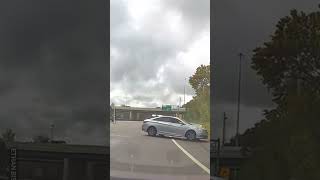 Guy Spins Out While Getting On The Highway 😱 [upl. by Anina823]