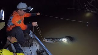 Pesca  cocina  lagartos gigantes  bagres y una buena comida entre amigos [upl. by Eatnuahs]