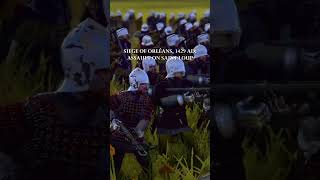 CASTLE ASSAULT  SIEGE OF ORLÉANS  1429 AD history totalwar battle shorts [upl. by Notnilk]