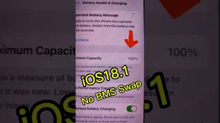 Battery Replacement  iPhone 13  No BMS Swap  100 health  iOS 181  subscribe apple shorts [upl. by Mya]