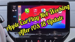 Apple CarPlay Not Working After iOS 18 Update Fixed [upl. by Bowes]