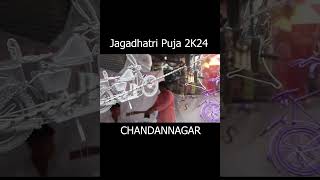 Shorts  Maa Jagadhatri  Chandannagar  Hooghly [upl. by Anelim]