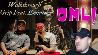 Former Eminem Fan Reacts  Grip Feat Eminem  Walkthrough reaction [upl. by Adleme598]