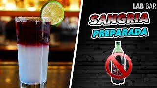 Como hacer una SANGRIA PREPARADA  Bebidas fáciles  Lab Bar [upl. by Nnylimaj]