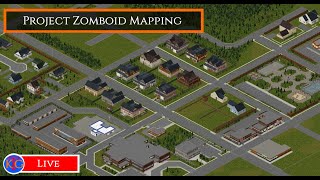 Working on my custom map  Project Zomboid Mapping LIVE [upl. by Cathyleen]