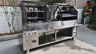 Argentine Parrilla Grill  Wildwoods Argentine Grill 98quot  Wildwood Ovens amp BBQs [upl. by Ahsyat]