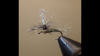 Parachute BWO Emerger with Krystal Flash post [upl. by Ariada]