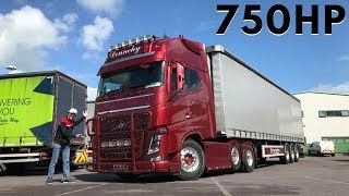 VOLVO FH16 750  Full Tour amp Test Drive  Its a beast [upl. by Willin]