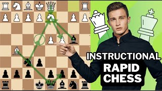 Instructive RAPID Chess Games Top 30 Finish [upl. by Tiffani]