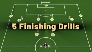 5 Finishing DrillsAttacking Patterns [upl. by Enitsua]