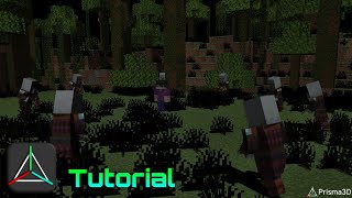 Minecraft Animation Process  Prisma 3d [upl. by Frayne287]